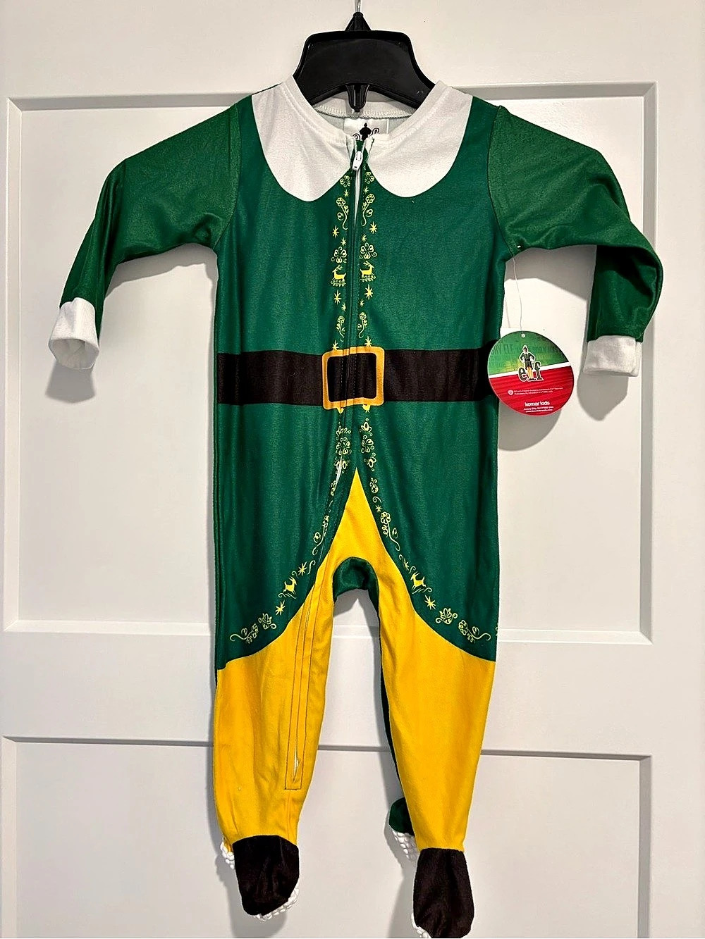 elf Baby Costume Green & Yellow Size 18M NWT